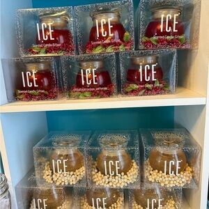 ICE Scented Candle Collection - Red and Gold 12 pcs total 2 scents